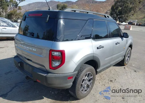 2023 Ford Bronco Sport Badlands z USA, uszkodzony, nr VIN 3FMCR9D92PRE30165